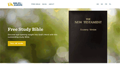 Desktop Screenshot of biblesforeurope.org